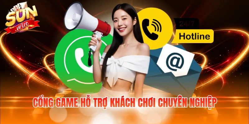 Cổng game hỗ trợ khách chơi chuyên nghiệp